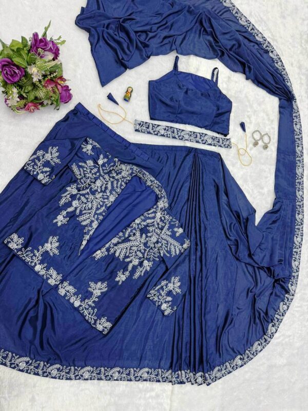 ✨ Royal Radiance Indo-Western Drape Saree Set ✨